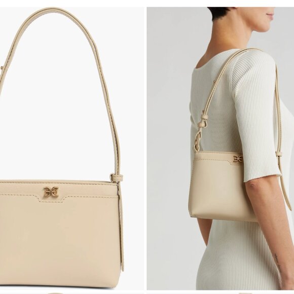 Marsella Suede & Leather Shoulder Bag - Picture 1 of 5